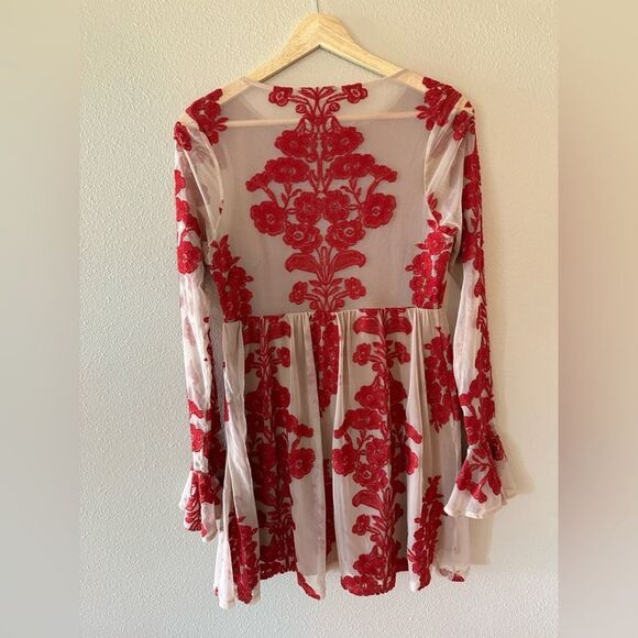 For Love and Lemons Temecula Embroidered Mini Dress - Picture 7 of 8